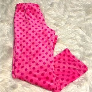 Plush PJ bottoms 🌸